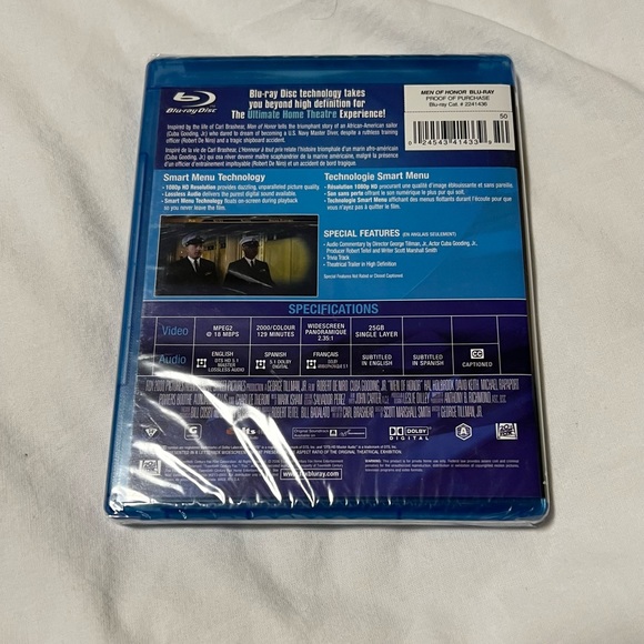 Men of Honor Bluray Brand New - Picture 2 of 3